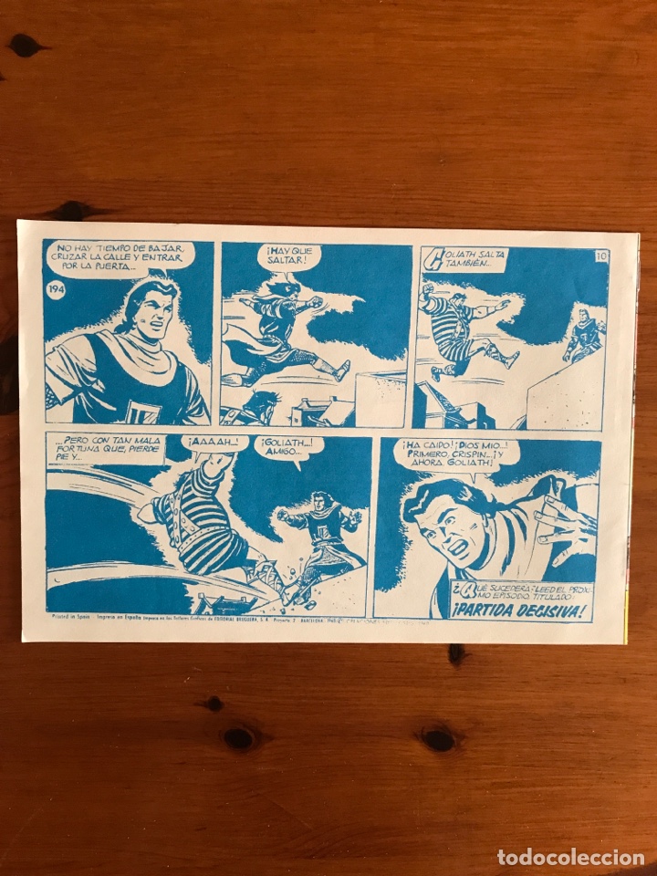 C&oacute;mics: Cuadernillo El Capit&aacute;n Trueno 194 Facs&iacute;mil 1991 - Foto 2