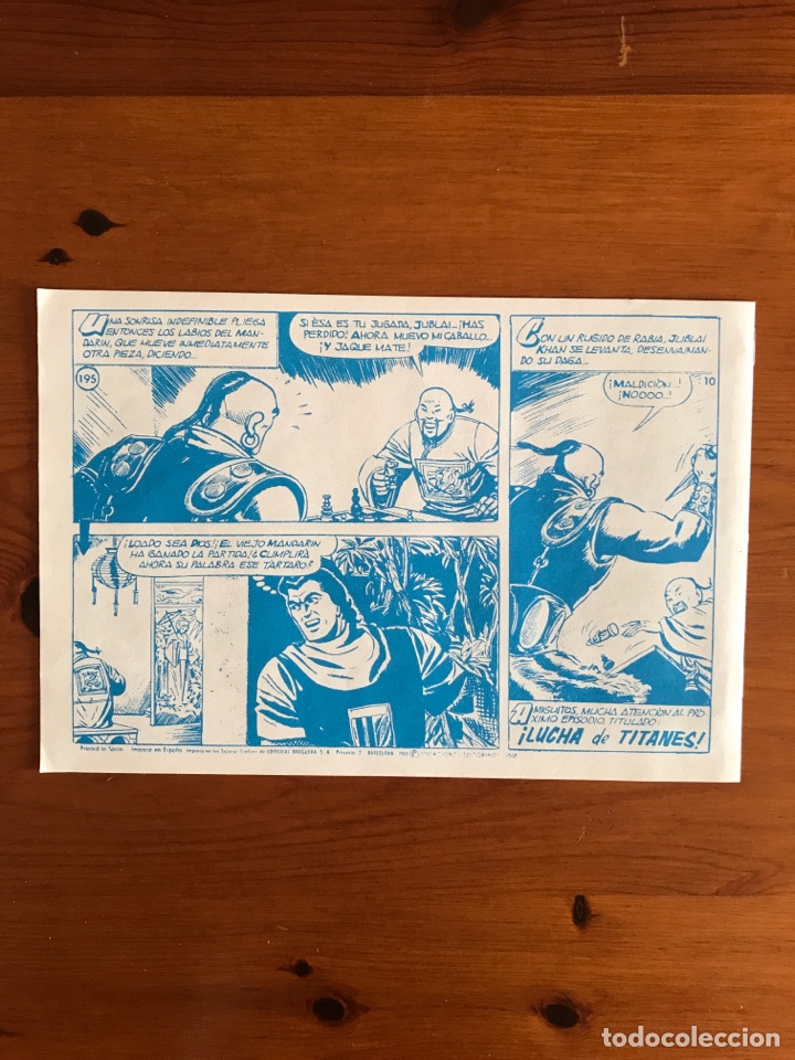 C&oacute;mics: Cuadernillo el Capit&aacute;n Trueno 195 facs&iacute;mil 1991 - Foto 2