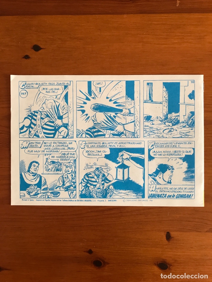 C&oacute;mics: Cuadernillo el Capit&aacute;n Trueno 197 facs&iacute;mil 1991 - Foto 2