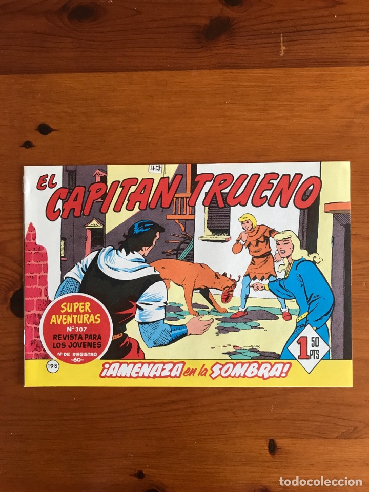 C&oacute;mics: Cuadernillo el Capit&aacute;n Trueno 198 facs&iacute;mil 1991 - Foto 1