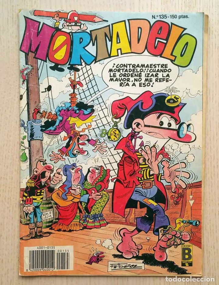 C&oacute;mics: MORTADELO, n&ordm; 135. (Ediciones B, 1987) - IB&Aacute;&Ntilde;EZ, F. - Foto 1