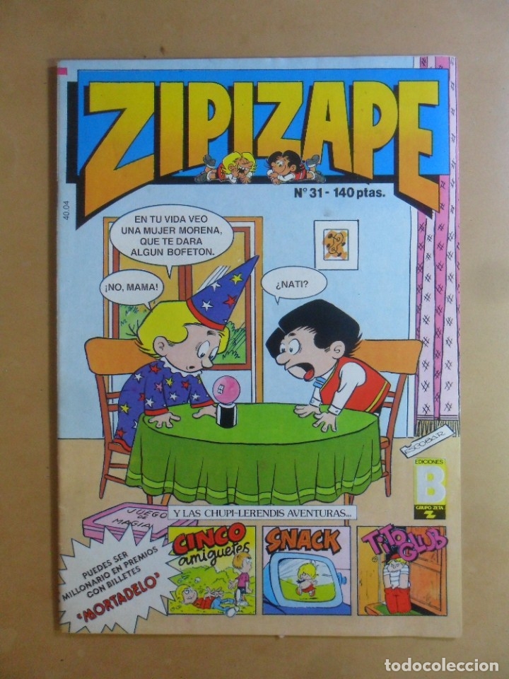 C&oacute;mics: N&ordm; 31 - ZIPI Y ZAPE - EDICIONES B - 1987 - Foto 1