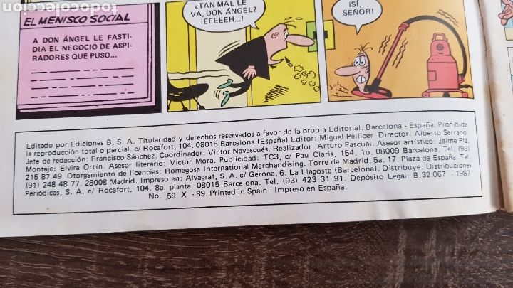C&oacute;mics: SUPER MORTADELO N&deg; 59 Ediciones B - Foto 3