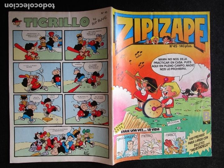 C&oacute;mics: ZIPI Y ZAPE N&ordm; 45 - EDICIONES B. 1988 - Foto 2