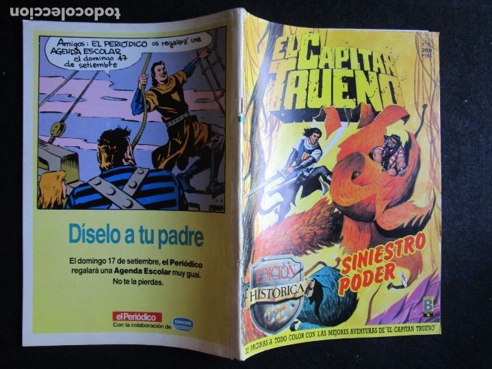 C&oacute;mics: EL CAPIT&Aacute;N TRUENO N&ordm; 131 SINIESTRO PODER EDICI&Oacute;N HIST&Oacute;RICA, EDICIONES B. 1989 - Foto 2