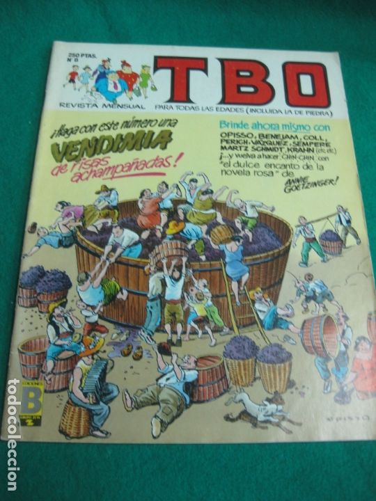 C&oacute;mics: TBO N&ordm; 8. EDICIONES B. SEPTIEMBRE DE 1988. - Foto 1
