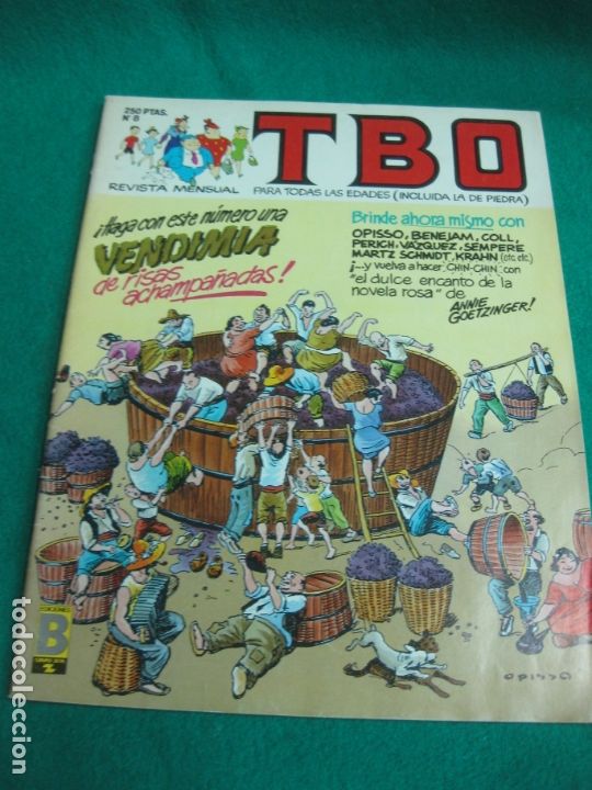 C&oacute;mics: TBO N&ordm; 8. EDICIONES B. SEPTIEMBRE DE 1988. - Foto 1