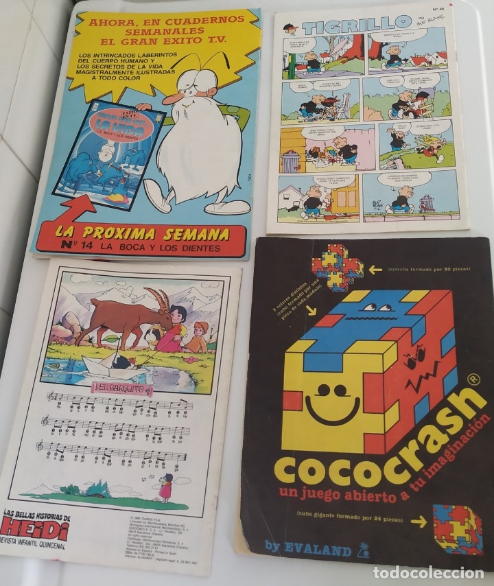 C&oacute;mics: Lote de 4 tebeos: Heidi, TBO, Zipi y Zape, &Eacute;rase.. - Foto 2
