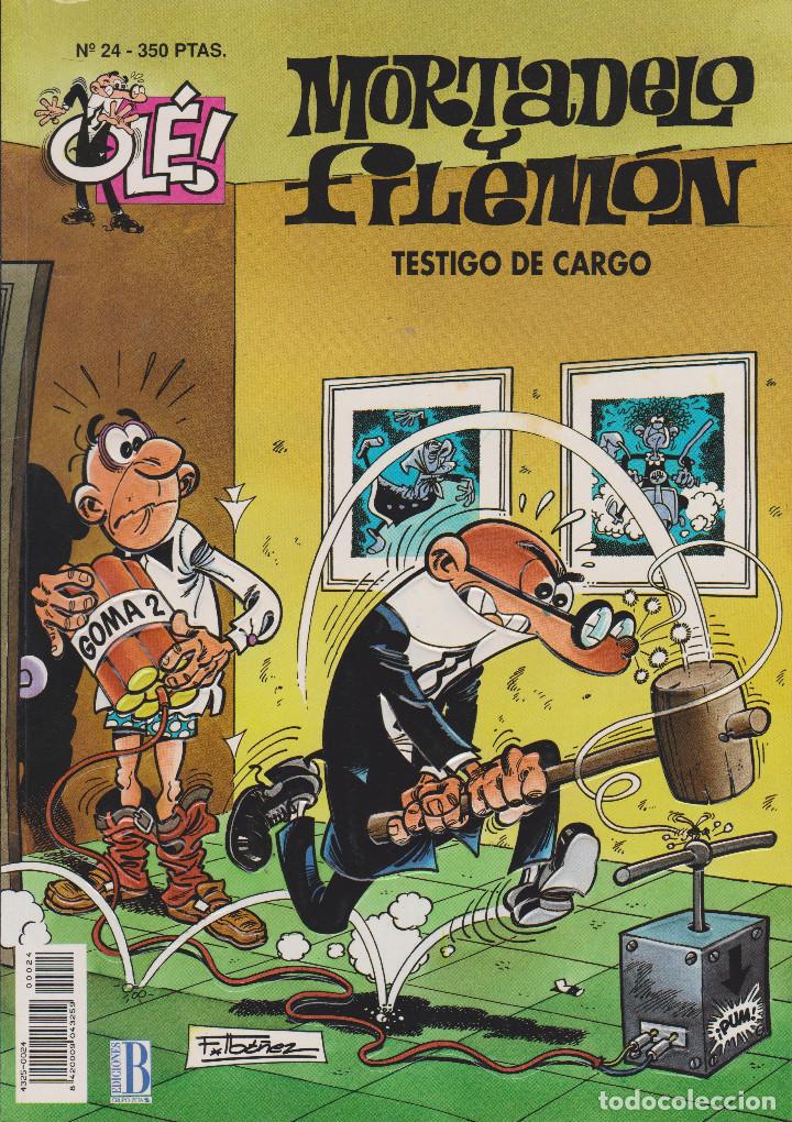 C&oacute;mics: MORTADELO Y FILEM&Oacute;N. TESTIGO DE CARGO N&ordm; 24 - Foto 1