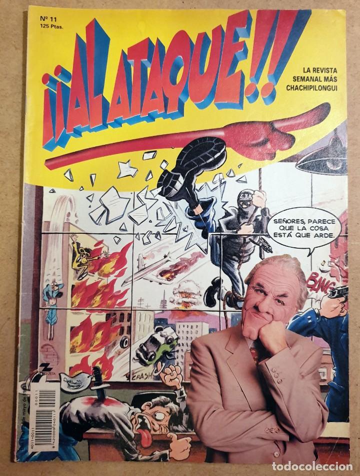 C&oacute;mics: REVISTA DE HUMOR &ldquo;AL ATAQUE&rdquo; - N&ordm; 11 - EDICIONES B -1993 - Foto 1