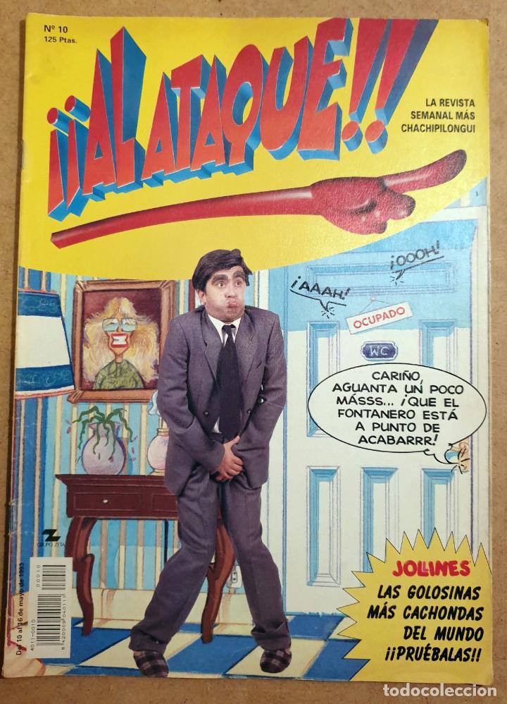 C&oacute;mics: REVISTA DE HUMOR &ldquo;AL ATAQUE&rdquo; - N&ordm; 10 - EDICIONES B -1993 - Foto 1