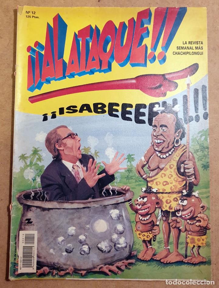 C&oacute;mics: REVISTA DE HUMOR &ldquo;AL ATAQUE&rdquo; - N&ordm; 12 - EDICIONES B -1993 - Foto 1