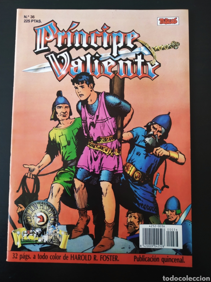 C&oacute;mics: DE KIOSCO PRINCIPE VALIENTE 36 EDICION HISTORICA EDICIONES B - Foto 1