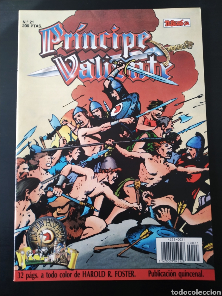 C&oacute;mics: DE KIOSCO PRINCIPE VALIENTE 21 EDICION HISTORICA EDICIONES B - Foto 1