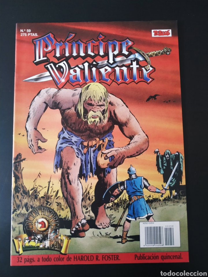 C&oacute;mics: DE KIOSCO PRINCIPE VALIENTE 59 EDICION HISTORICA EDICIONES B - Foto 1