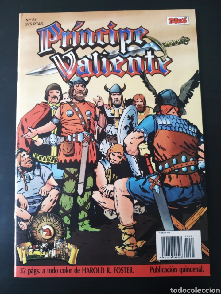 C&oacute;mics: DE KIOSCO PRINCIPE VALIENTE 61 EDICION HISTORICA EDICIONES B - Foto 1