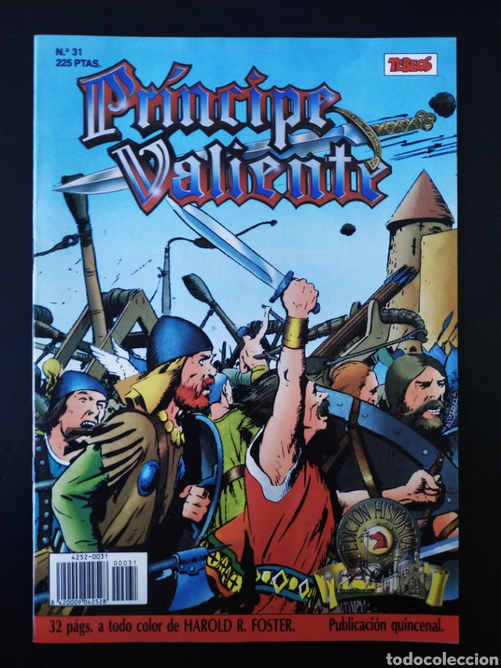 C&oacute;mics: DE KIOSCO PRINCIPE VALIENTE 31 EDICION HISTORICA EDICIONES B - Foto 1