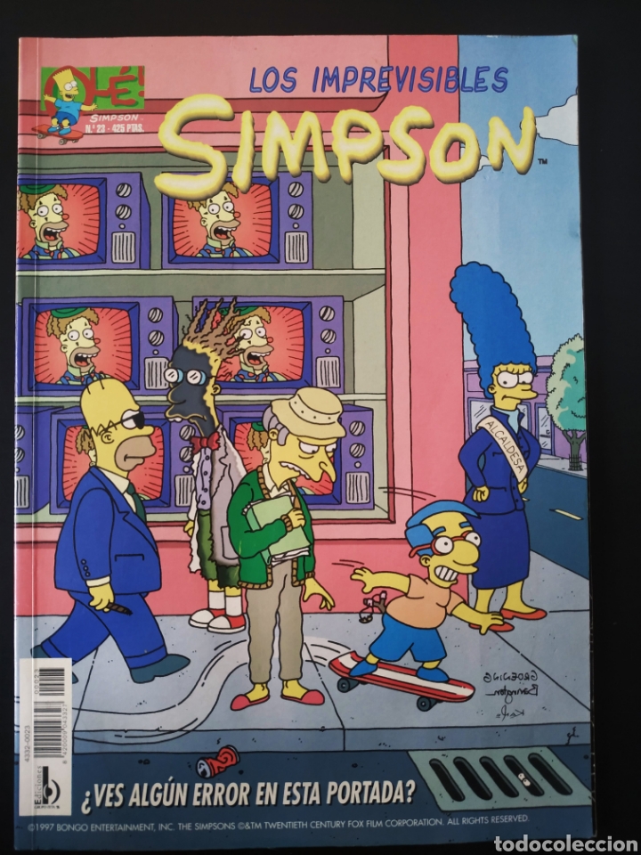 C&oacute;mics: CASI EXCELENTE ESTADO LOS IMPREVISIBLES SIMPSON 23 OLE EDICIONES B - Foto 1