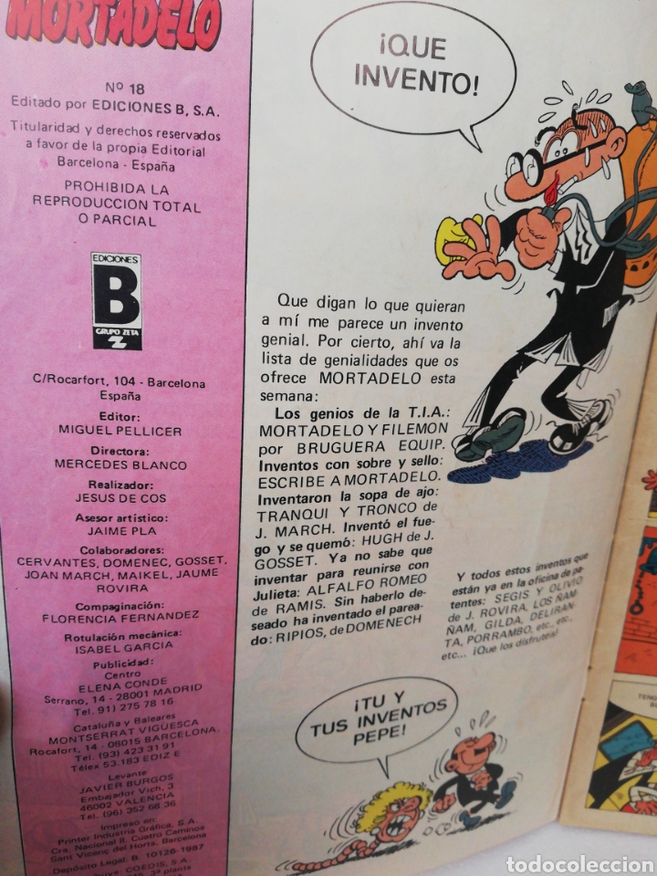 C&oacute;mics: C&oacute;mic Mortadelo 18. Grupo zeta ediciones B - Foto 2