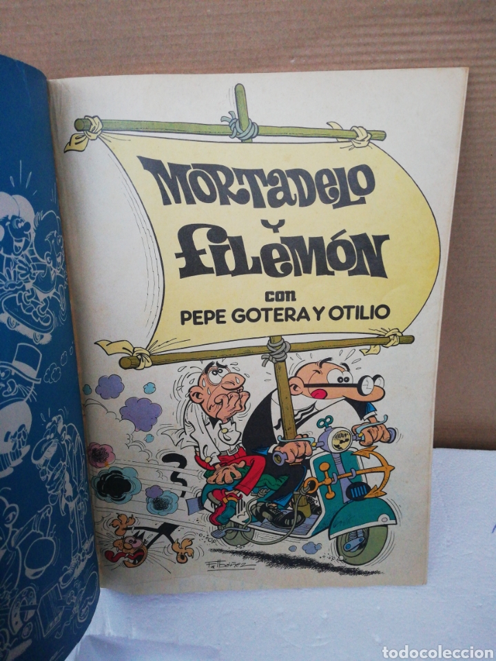 C&oacute;mics: Mortadelo y Filem&oacute;n con Pepe gotera y Otilio. Colecci&oacute;n Ol&eacute;. Ediciones B - Foto 2