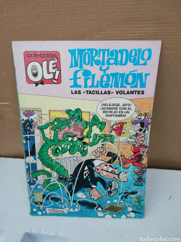 C&oacute;mics: Mortadelo y Filem&oacute;n con Pepe gotera y Otilio. Colecci&oacute;n Ol&eacute;. Ediciones B - Foto 1