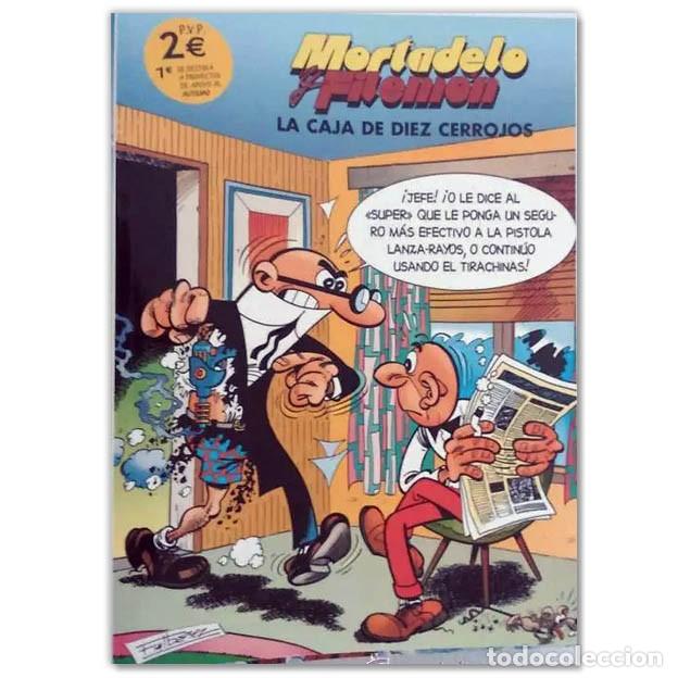 Álbumes 31+ Foto mortadelo y filemon la caja de los diez cerrojos Mirada tensa