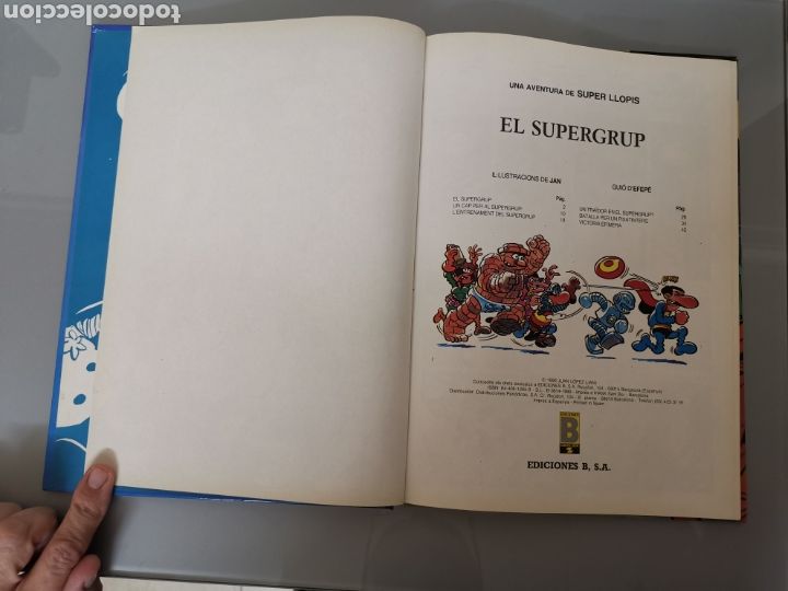 C&oacute;mics: COMIC SUPER LLOPIS EL SUPER GRUP JAN 1990 1&deg;EDICI&Oacute;N EDICI&Oacute;NES B TAPA DURA - Foto 5