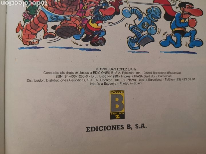 C&oacute;mics: COMIC SUPER LLOPIS EL SUPER GRUP JAN 1990 1&deg;EDICI&Oacute;N EDICI&Oacute;NES B TAPA DURA - Foto 6