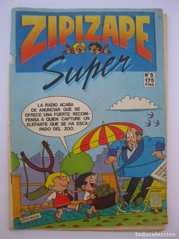 C&oacute;mics: SUPER ZIPI ZAPE - N&ordm; 5 - EDICIONES B - A&Ntilde;O 1987. - Foto 1