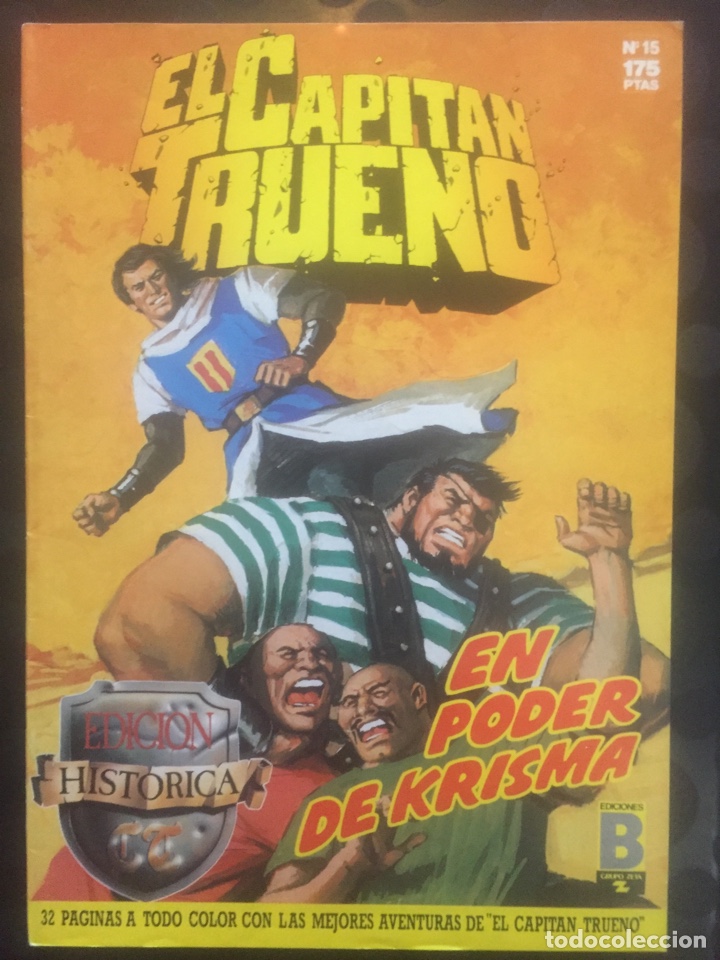 C&oacute;mics: EL CAPIT&Aacute;N TRUENO N.15 EN PODER DE KRISMA . EDICI&Oacute;N HIST&Oacute;RICA . ( 1987/1989 ). - Foto 1
