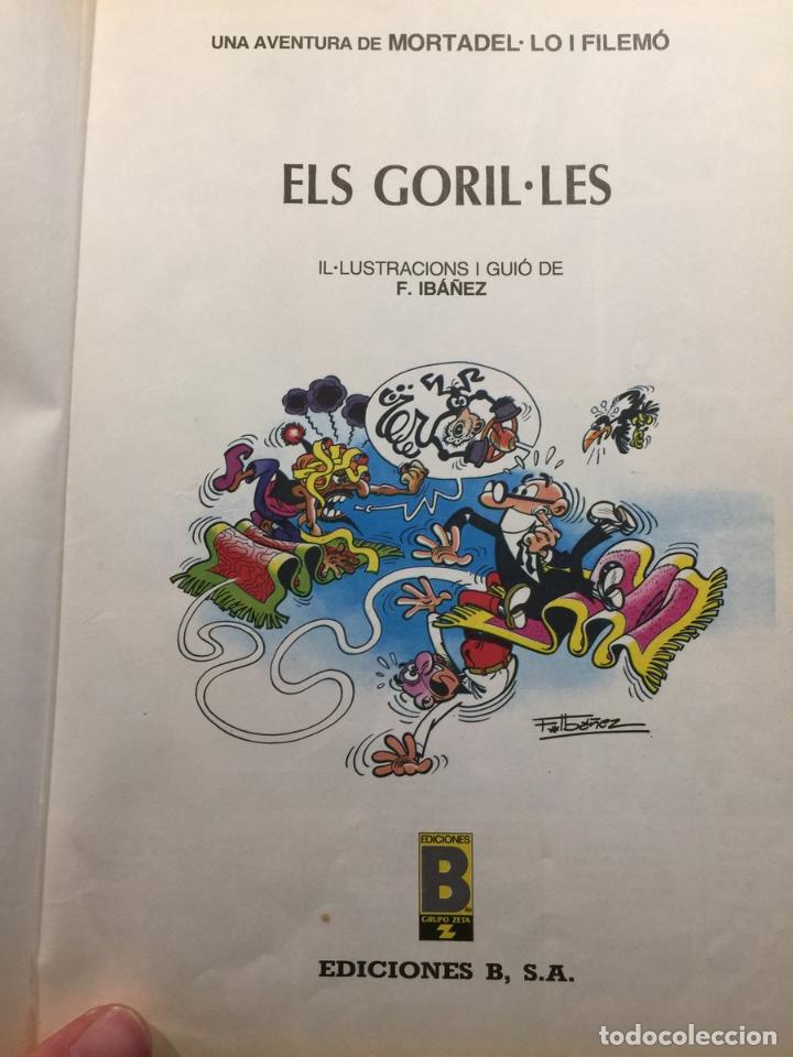 C&oacute;mics: Mortade&middot;lo i Filem&oacute;. Els goril&middot;les - F. Iba&ntilde;ez - Foto 2
