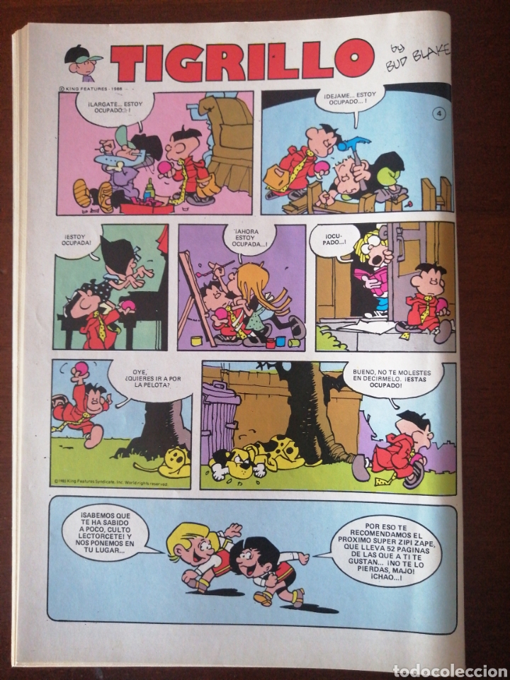 C&oacute;mics: ZIPI ZAPE SUPER 4 EDICIONES B 1987 - Foto 2