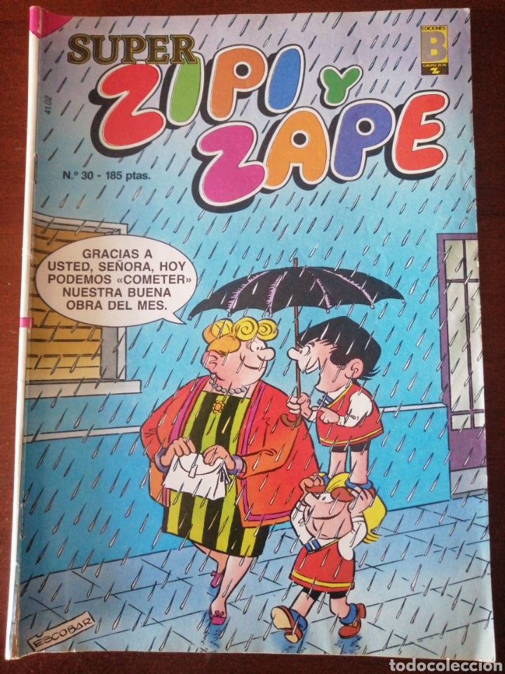 C&oacute;mics: SUPER ZIPI Y ZAPE 30 EDICIONES B 1987 - Foto 1