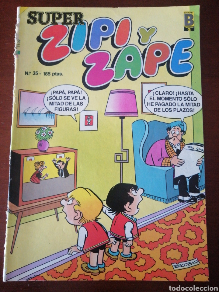 C&oacute;mics: SUPER ZIPI Y ZAPE 35 EDICIONES B 1987 - Foto 1