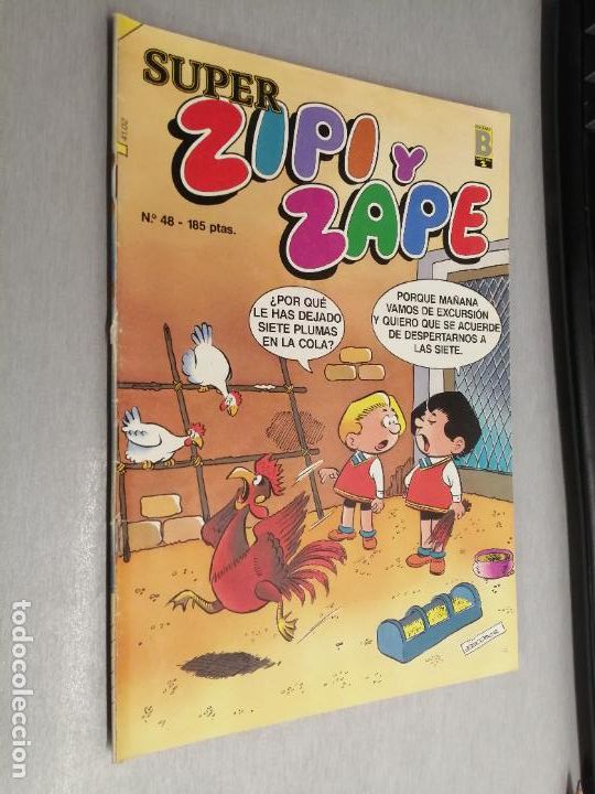 C&oacute;mics: S&Uacute;PER ZIPI Y ZAPE N&ordm; 48 / EDICIONES B 1988 - Foto 1