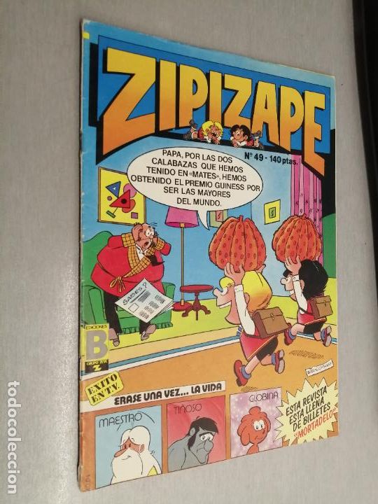 C&oacute;mics: ZIPI Y ZAPE N&ordm; 49 / EDICIONES B 1988 - Foto 1