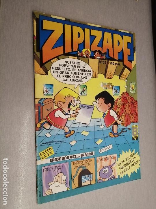 C&oacute;mics: ZIPI Y ZAPE N&ordm; 52 / EDICIONES B 1988 - Foto 1