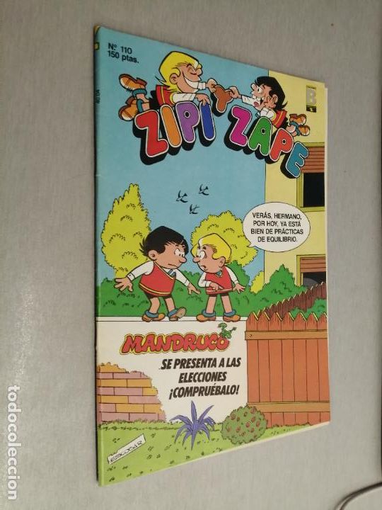 C&oacute;mics: ZIPI Y ZAPE N&ordm; 110 / EDICIONES B - Foto 1