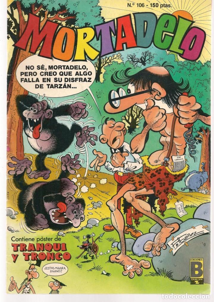 C&oacute;mics: MORTADELO. N&ordm; 106. EDICIONES B, 1987. (Z/C12) - Foto 1