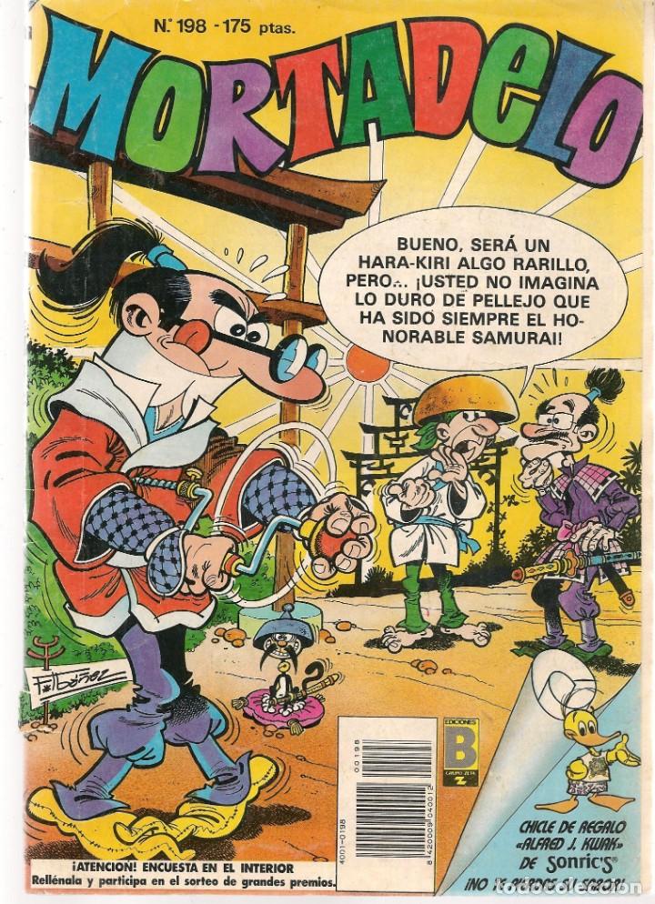 C&oacute;mics: MORTADELO. N&ordm; 198. EDICIONES B, 1987. (Z/C12) - Foto 1