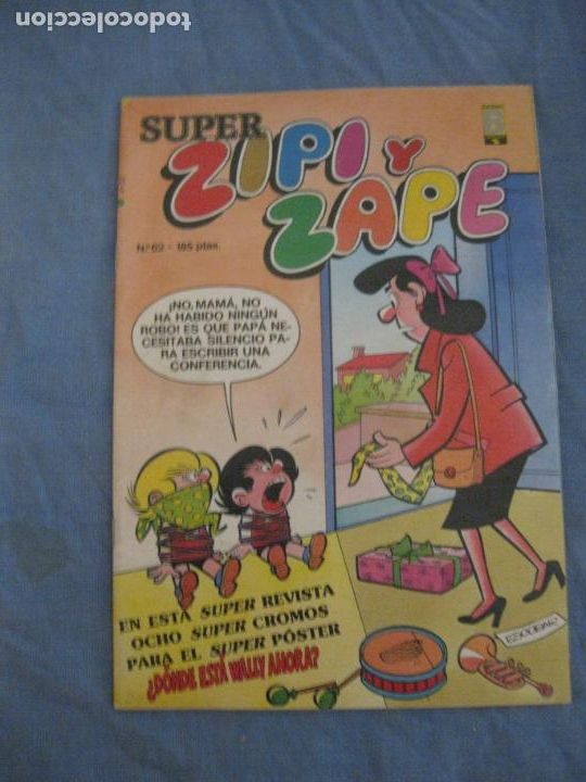 C&oacute;mics: SUPER ZIPI ZAPE N&ordm; 62. EDICIONES B. - Foto 1