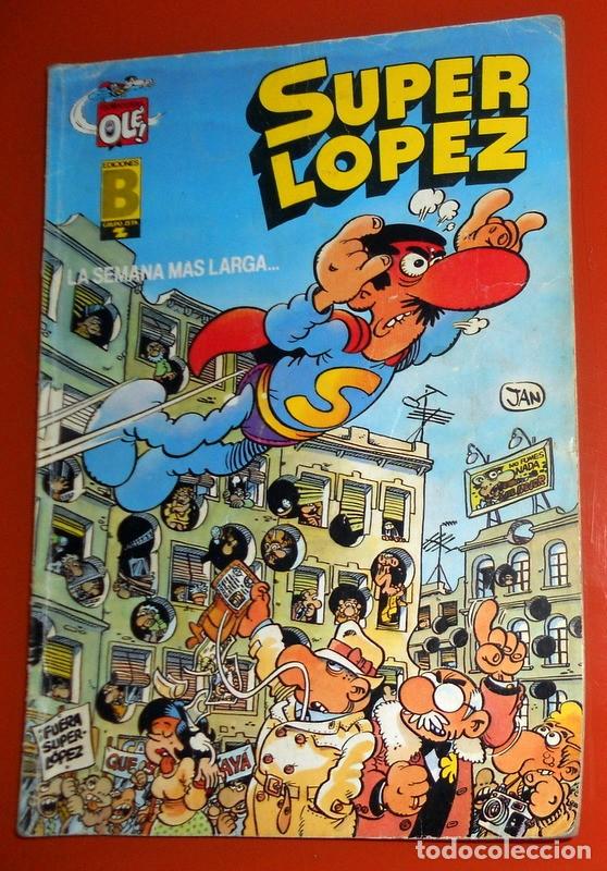 C&oacute;mics: TEBEO COMIC COLECCI&Oacute;N OL&Eacute; SUPER L&Oacute;PEZ - EDICIONES B - ANTIGUO - A&ntilde;o 1987 - Foto 1