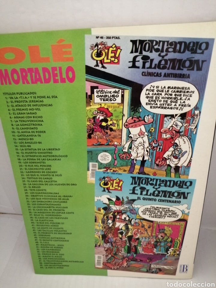 C&oacute;mics: Ol&eacute; 48: Mortadelo y Filemon: El S.O.E. (Primera edici&oacute;n) - Foto 2