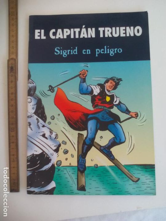 C&oacute;mics: COMIC, EL CAPITAN TRUENO, SIGRID EN PELIGRO. VICTOR MORA. EDICIONES B 2003 - Foto 1