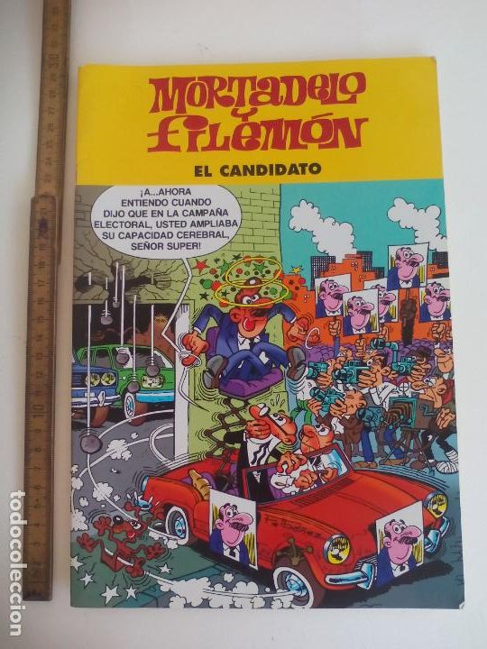 C&oacute;mics: COMIC, TEBEO, MORTADELO Y FILEMON, EL CANDIDATO. FRANCISCO IBA&Ntilde;EZ. EDICIONES B 2003 - Foto 1