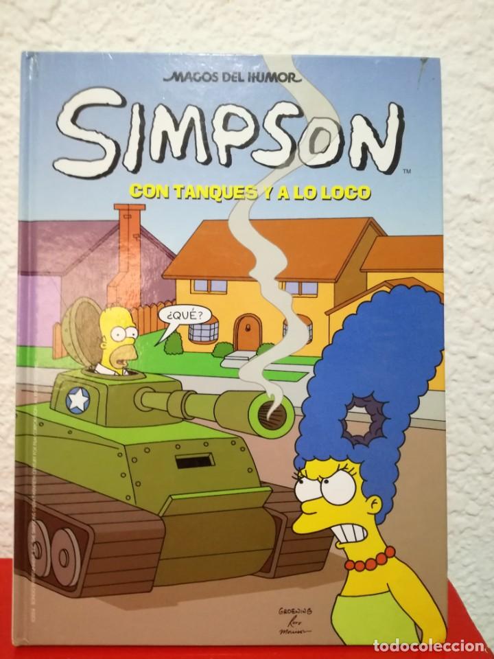 C&oacute;mics: SIMPSON CON TANQUES Y A LO LOCO, MAGOS DEL HUMOR - EDICIONES B, 2004 - Foto 1