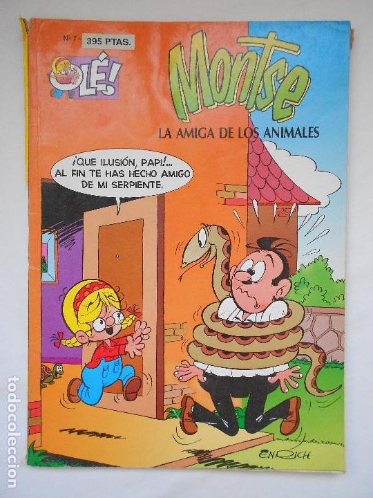 C&oacute;mics: OL&Eacute;! DISNEY - N&ordm; 7 - MONTSE LA AMIGA DE LOS ANIMALES - Ediciones B - Foto 1