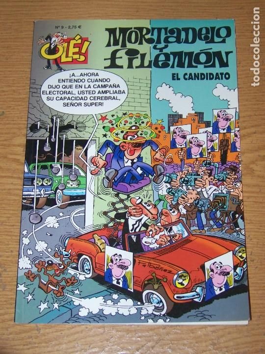 C&oacute;mics: OLE MORTADELO Y FILEMON 9 EL CANDIDATO - Foto 1