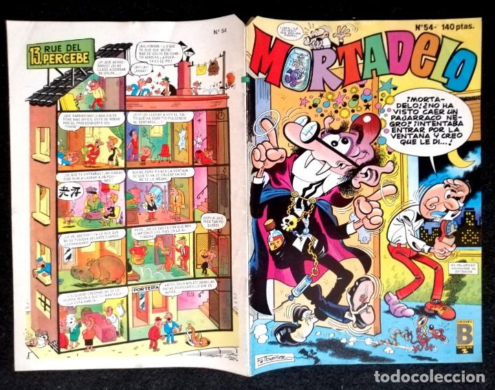 C&oacute;mics: MORTADELO N&ordm; 54 - EDICIONES B. 1988 BUEN ESTADO - Foto 2