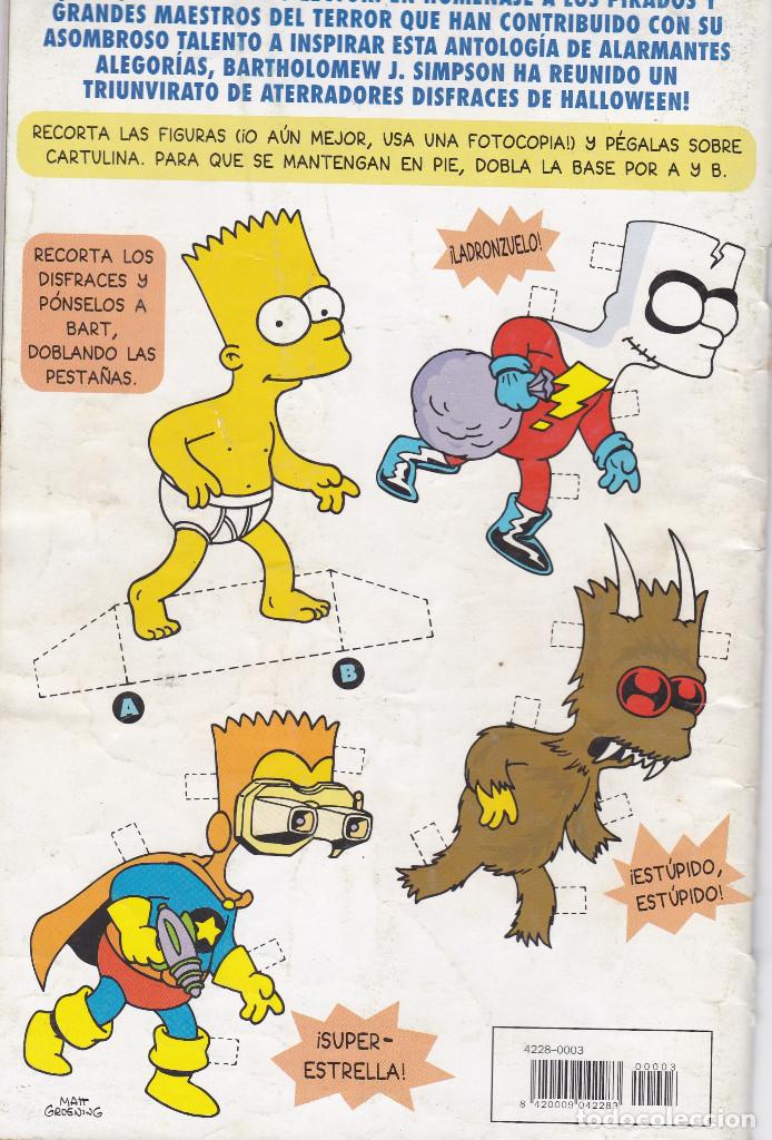C&oacute;mics: LA CABA&Ntilde;A DEL TERROR DE BART SIMPSON N&ordm; 1 EDITADO POR EDICIONES B EN 1997. - Foto 2